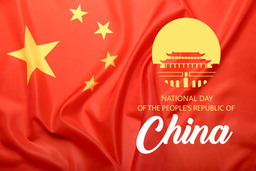 Greeting card for National Day of the People's Republic of China