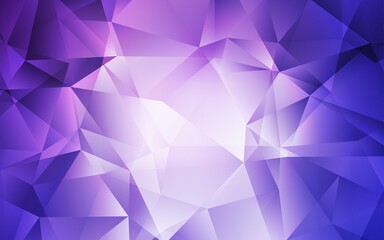 Fototapeta premium Light Pink, Blue vector low poly background.