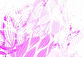 Fototapeta na wymiar Light Purple vector backdrop with memphis shapes.
