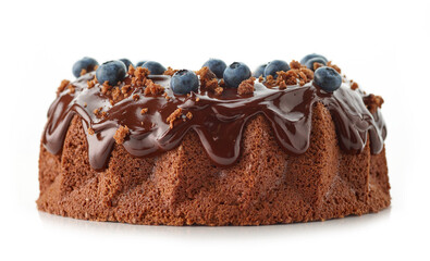 freshly baked chocolate cake