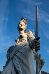 Fototapeta premium Statue im Licht