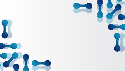 Modern minimalist blue technology lights background