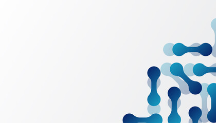 Modern minimalist blue technology lights background