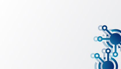 Modern minimalist blue technology lights background