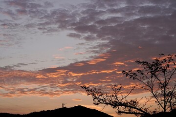 朝焼けの空