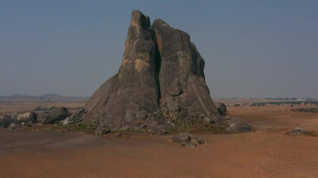 left rotation on African rock, Angola 3