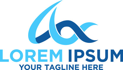 Obraz premium Initial letter Alpha logo designs