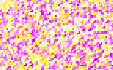 Light Pink, Yellow vector pattern in square style.