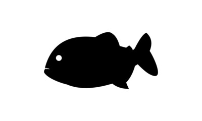 predator fish vector