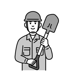 現場作業員と作業車のイラスト Architecture Poster Architectu Keigraphic 現場作業員と作業車のイラスト Architecture Poster Architectu Keigraphic