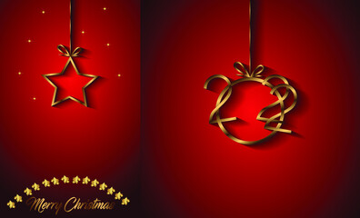 2022 Merry Christmas background for your seasonal invitations, festival posters, greetings cards. 