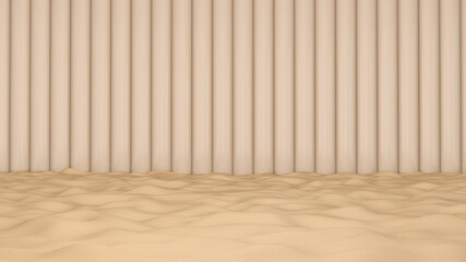 Room interior with Wall Background. 3D rendering ,3D illustration	