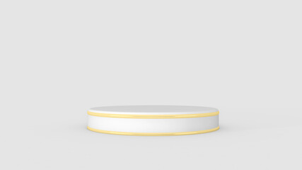 Podium and wall scene abstract background. 3D illustration, 3D rendering