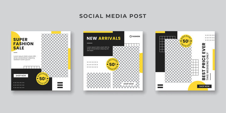 New arrival sale social media post template