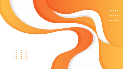 orange and white wave fluid background