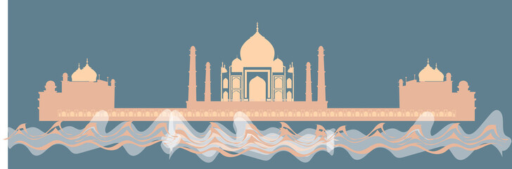 AI-Tajmahal From Yamuna River