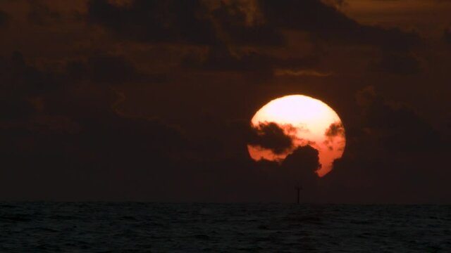 Sunset footage over siesta key