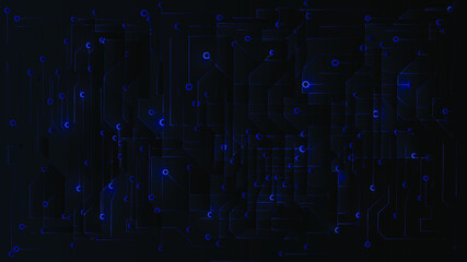 Abstract Elegant diagonal striped blue background, vector picture and Digital background , connection , network, Light technology background, Machine learning