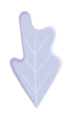 purple leaf icon