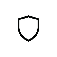 shield icon vector logo template, secure icon 