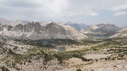 Kearsarge Pass in the Sierra Nevada Mountains of California, USA.