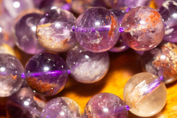 Coaxenite stone beaded bracelet