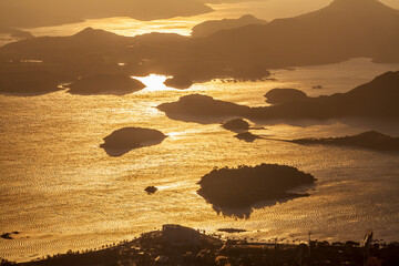 Saikung Skyline from Kowloon Peak, Hong Kong