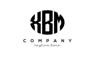 XBM three Letters creative circle logo design