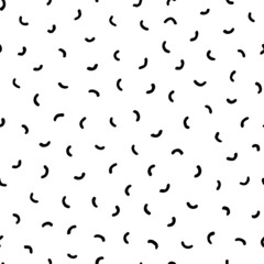 Seamless pattern with geometric shapes. Hand drawn background. Vector texture for print.