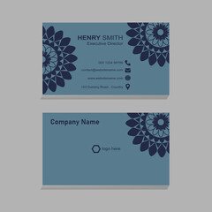 Creative  Mandala Business Card Design