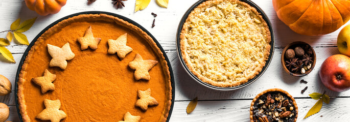 Thanksgiving autumn pies © mizina