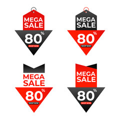 mega sale badges collection. promotion badges collection