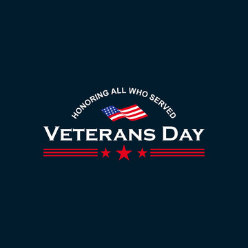 Veteran Day for American patriotic culture religion logo design