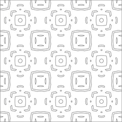 floral pattern background.Repeating geometric tiles from striped elements.  Black pattern. 
