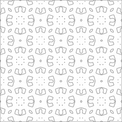 floral pattern background.Repeating geometric tiles from striped elements.  Black pattern. 
