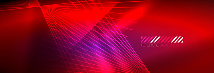 Neon dynamic beams vector abstract wallpaper background. Wallpaper background, design templates for business or technology presentations, internet posters or web brochure covers