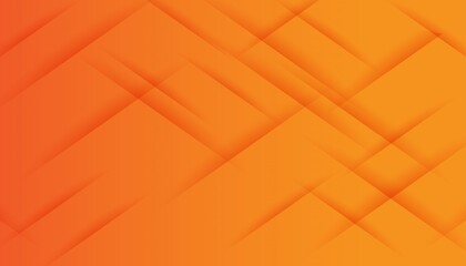 Fototapeta na wymiar Orange papercut background. Vector 3d illustration. Abstract geometric background. Layered paper shapes. Minimalist cover design