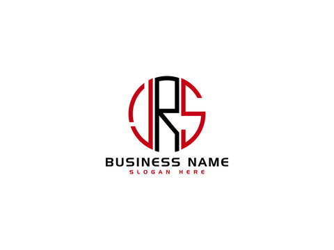 Initial JRS Logo, Letter jrs Logo Image vector stock