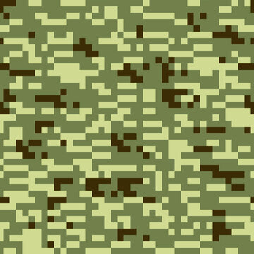 Pixel camouflage. Military print for clothing.
