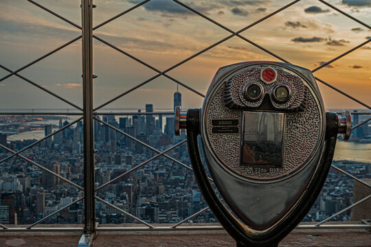 Sunset at the Empire State Building