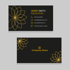 Flower Design Business Card