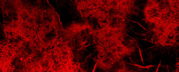 red scary halloween background with red texture crack wall
