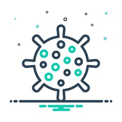 Mix icon for infectious