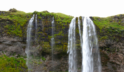 Seljalandsfoss is one of the best known waterfalls in Iceland.