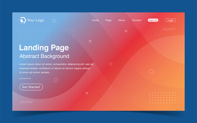 Modern And Professional Landing Page Template