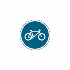 bicycle icon vector, cycling sign