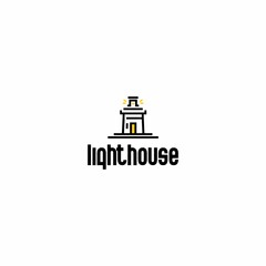 lighthouse logo vector, line art vector