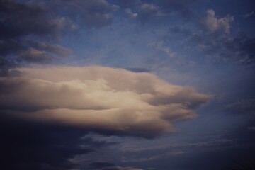 Clouds on sunset in Thailand