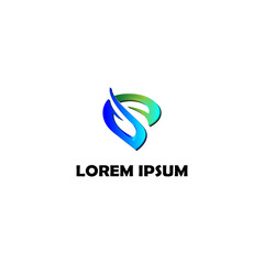Modern company business logos. vector illustration
