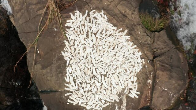 Flying over a waterfall in Bi&eacute; , Angola on the African continent 6